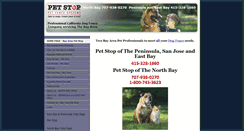 Desktop Screenshot of bayareapetfence.com